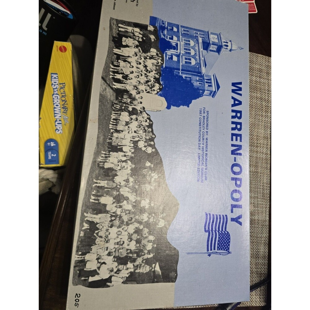 Warren-Opoly 1987 Limited Edition Board Game Bradley County AR Pride Distributor